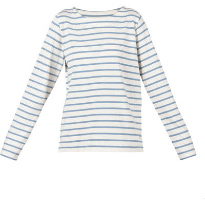 Donna Striped Blouse - Ecru Dark Sky