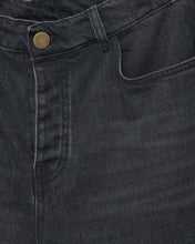 Hemp/Cotton Barrel Jeans - Washed Black