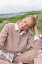 Cara Wool Cardigan - Old Rose
