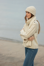 Cagla Twisted Beanie - Chalk