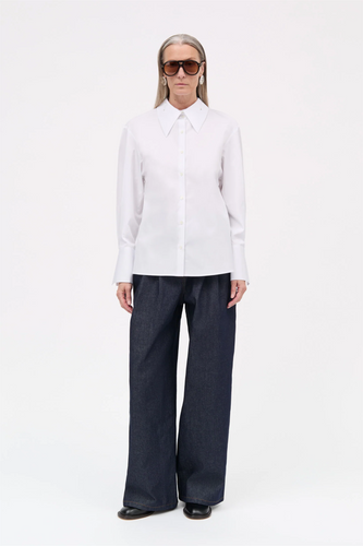 Sonora Poplin Shirt - White