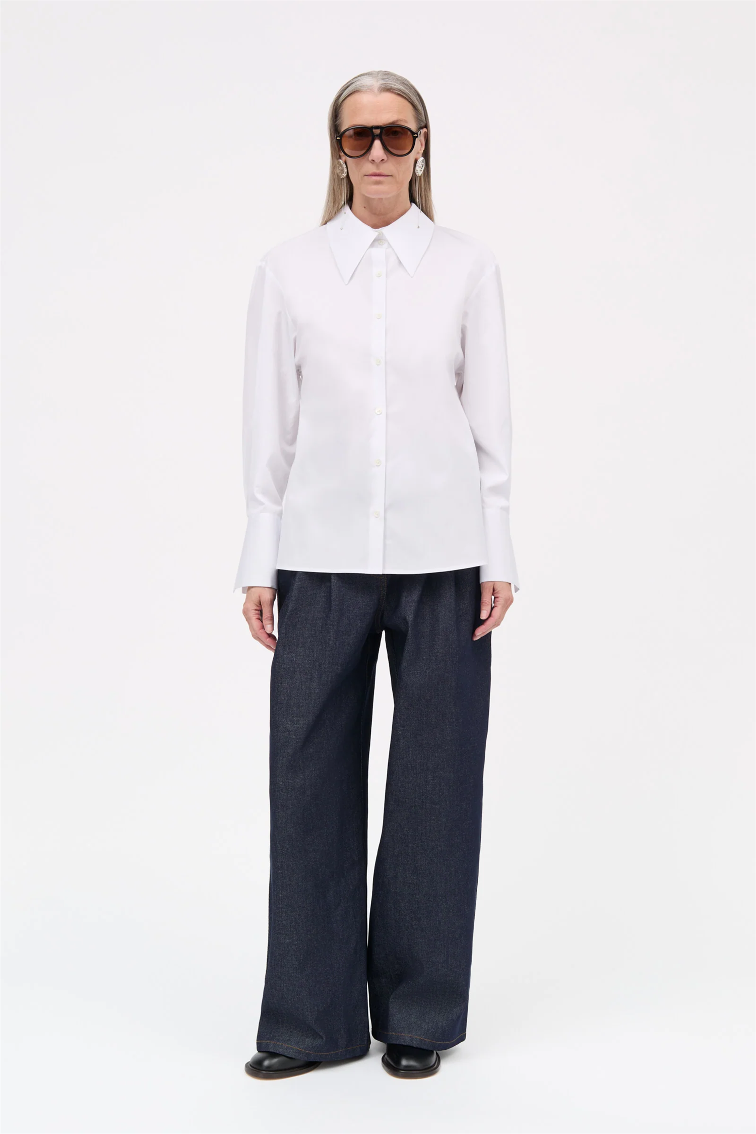 Sonora Poplin Shirt - White