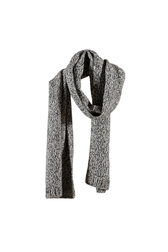Filur Twisted Wool Scarf - Black