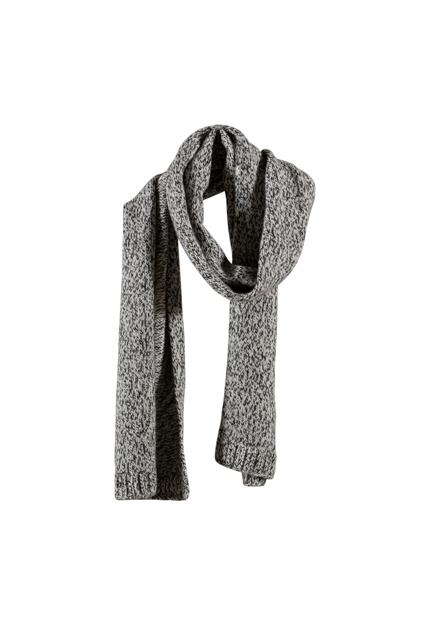 Filur Twisted Wool Scarf - Black