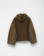 Klippan Boiled Wool Hooded Jacket - Brown