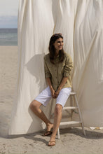 Lisamarie Linen Bermudas  - White