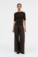 Kamina Merino T-Shirt - Dark Brown