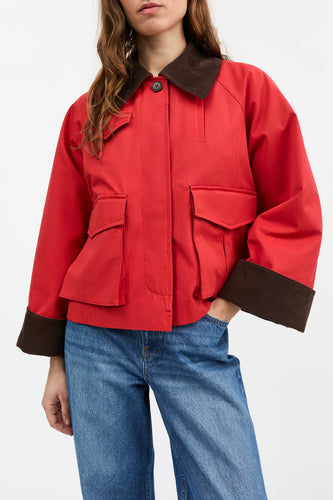 Gaby City Jacket - Aurora Red
