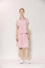 Anemone Linen Skirt - SoftRoseMelange