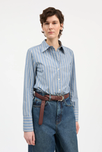 Fauna Shirt - Blue/Black/WhiteStripe