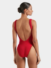 Square Neck Swimsuit - Red