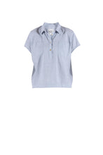 Lisbeth Short Linen Shirt - Heaven Melange