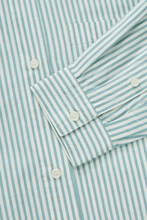 Edgar Shirt - White/Aqua