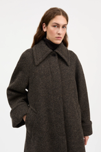 Beate Coat  - BrownBlackTwill
