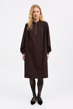 Leaf Shirtdress - Dark Brown
