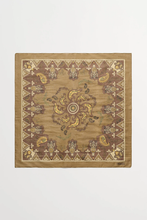 Pippa Scarf - Khaki Paisley Print