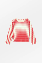 Marron Oversized Blouse - OffWhite/Red