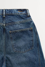 Bille Barrel Jeans - Washed Dark Blue