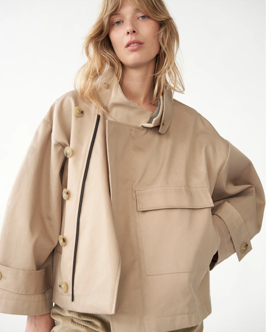 Water Resistant Jacket - Cool Beige