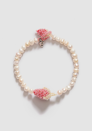 Pearl Bracelet - Pale Strawberry