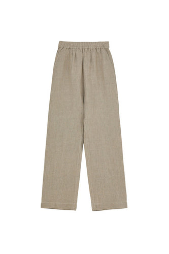 Claudia Linen Pants  - Natural