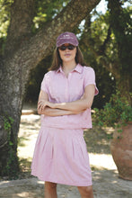 Lisbeth Short Linen Shirt - SoftPinkMelange