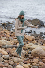 Mirabelle Lambswool Scarf - EvergreenMelange