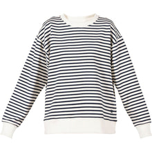 Demi Striped Blouse - Milk/Newnavy