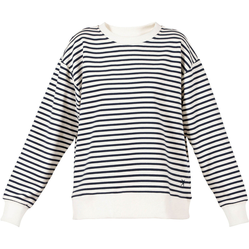 Demi Striped Blouse - Milk/Newnavy