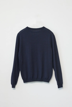 Merino Knit Crew Neck - Navy