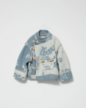 Klippan Rose Jacket  - Blue/Ecru
