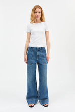 Anna Cap Sleeve Tee - Optic White