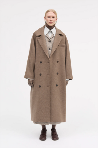 Clancy Wool Blend - Taupe