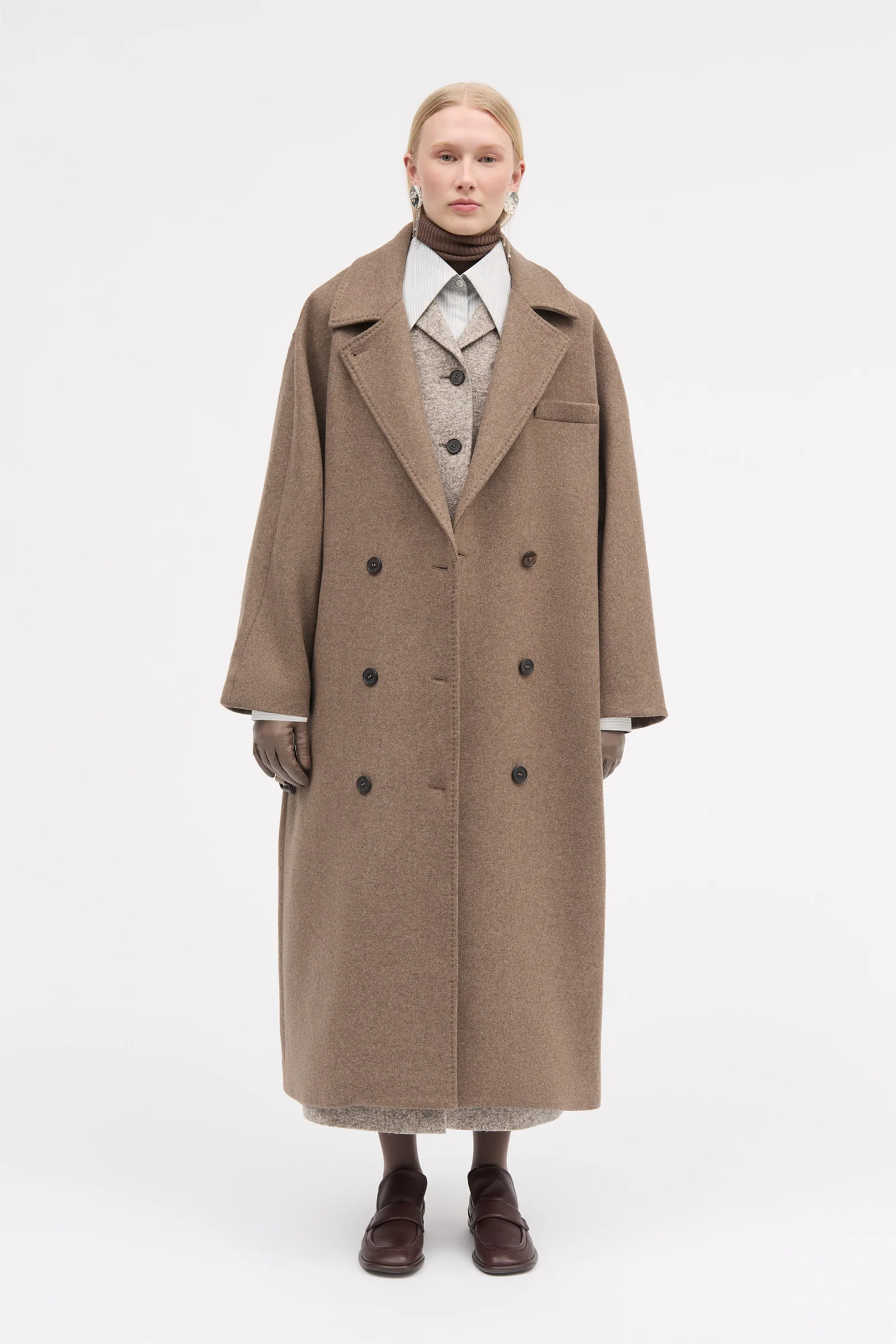 Clancy Wool Blend - Taupe