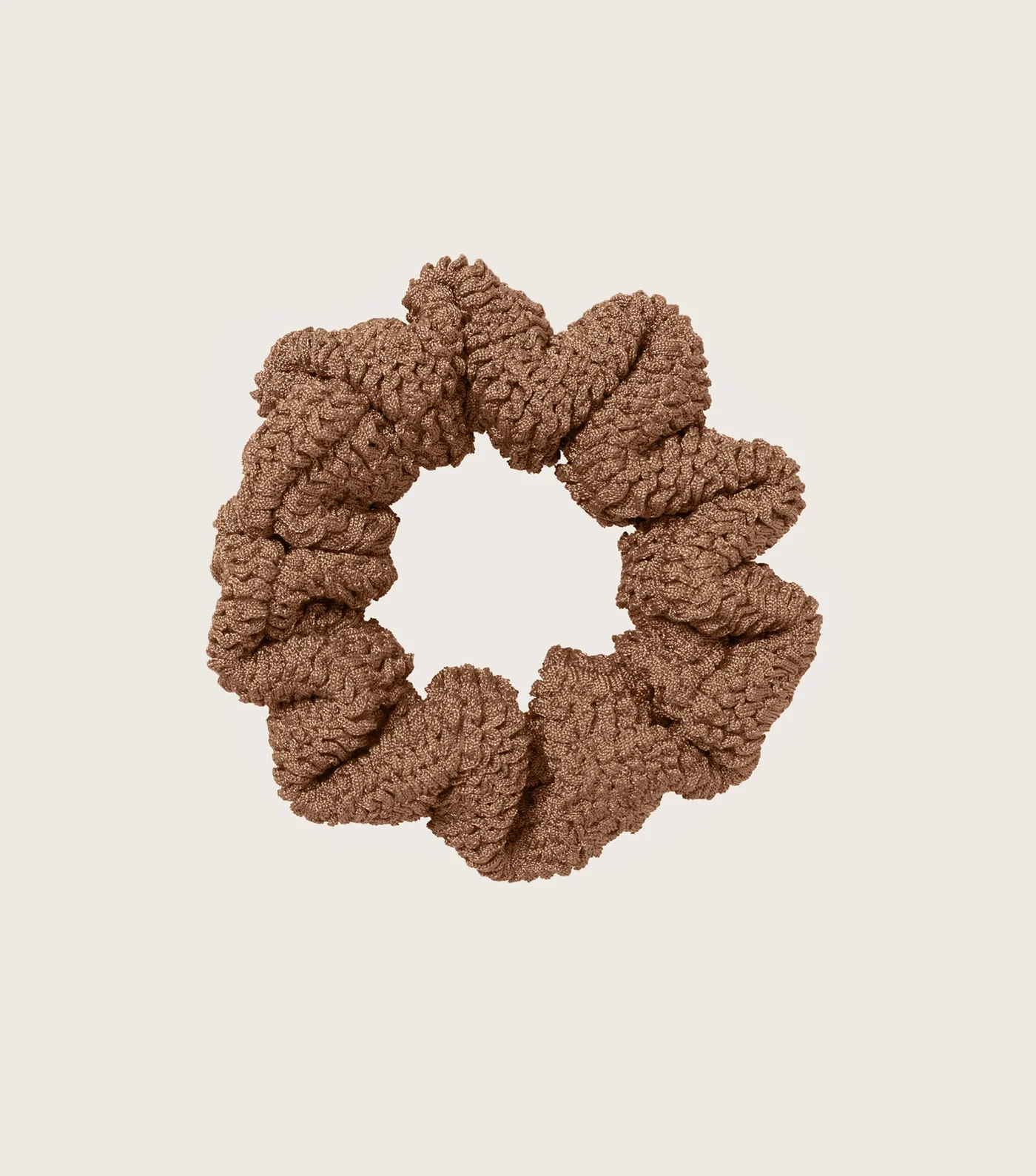 Scrunchie - Metallic Cocoa