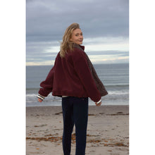 Maiken Wool Fleece JKT - Burgundy