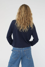 Merino Knit Crew Neck - Navy