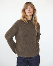 Brushed Knit Jumper - Brown