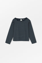 Loui Oversized Blouse - NavyWhite