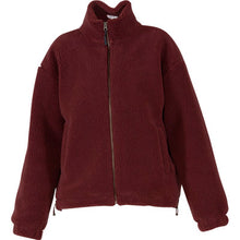Maiken Wool Fleece JKT - Burgundy
