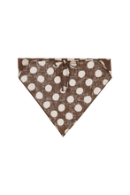 Simona Head Scarf - Cioccolato Dot