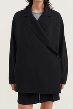Josette Crepe Blazer - Black
