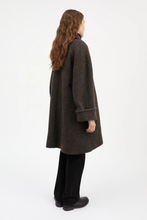 Beate Coat  - BrownBlackTwill