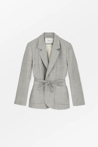 Bella Blazer - Light Grey