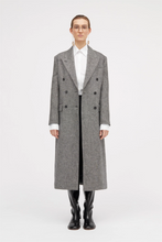 Constance Wool Coat - Black/White