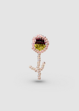 Beaded Earstick - Purple Floor