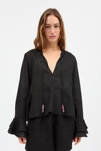 Fridge Flounce Shirt - Black