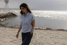 Lisbeth Short Linen Shirt - Heaven Melange