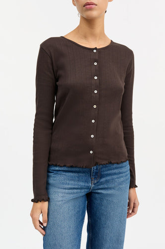 Edie Cardigan - Dark Brown