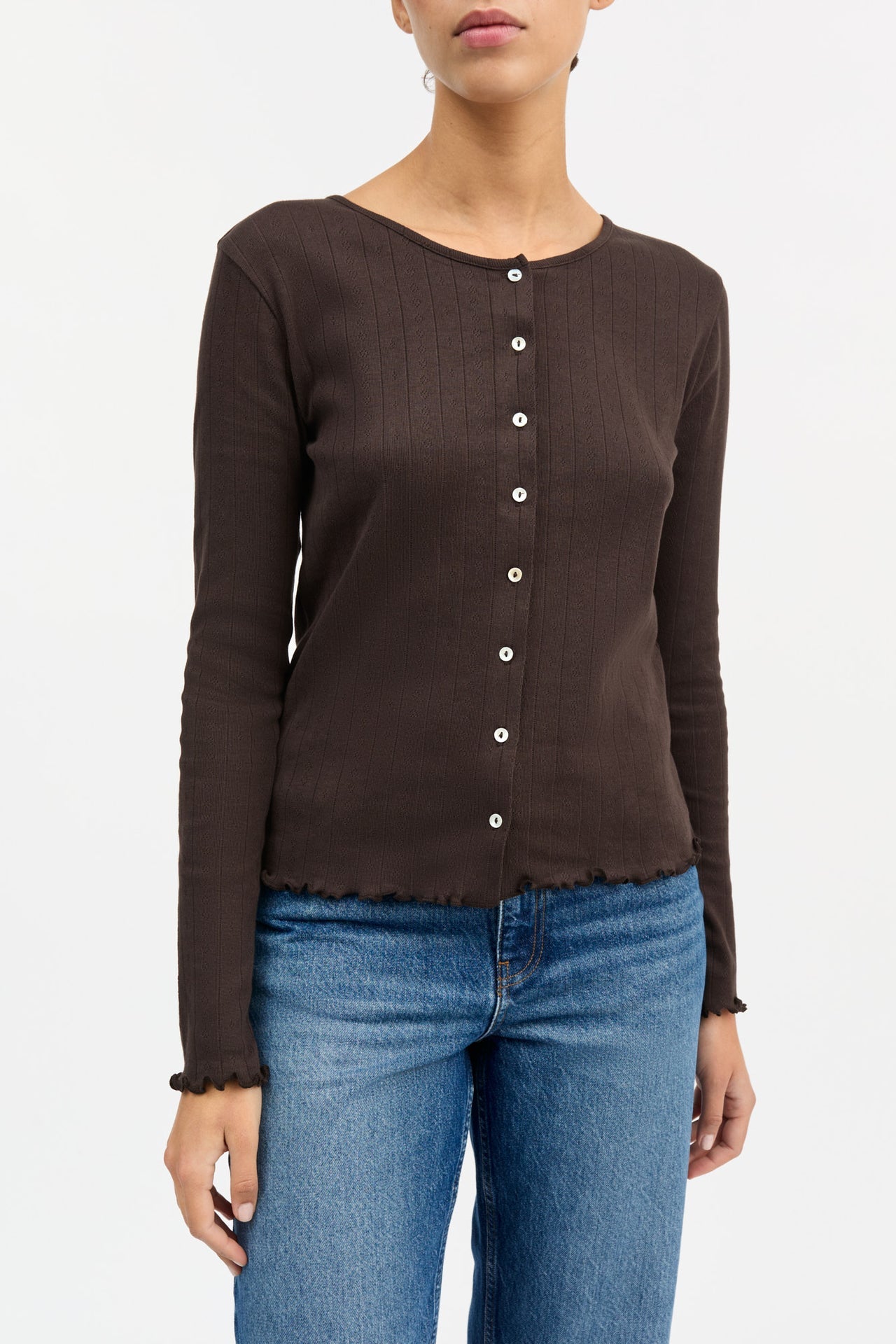 Edie Cardigan - Dark Brown